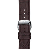  Shop Authentic Tissot Gentleman Powermatic 80 Silicium Silver Dial Brown Leather Strap Watch For Men - T127.407.16.031.01 - Luxxuri