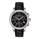  Shop Authentic Tissot Dressport Chronograph Black Dial Black Leather Strap Watch for Women - T050.217.17.057.00 - Luxxuri