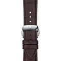  Shop Authentic Tissot Gentlemen Silver Dial Brown Leather Strap Watch for Men - T127.410.16.031.01 - Luxxuri