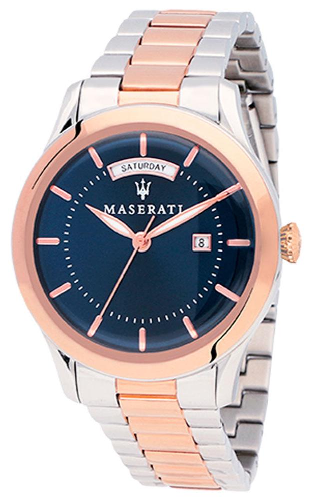  Shop Authentic Maserati Tradizione Blue Dial Two Tone Steel Strap Watch For Men - R8853125001 - Luxxuri