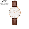 Shop Authentic Daniel Wellington Petite St Mawes White Dial Brown Leather Strap Watch For Women - DW00100175 - Luxxuri