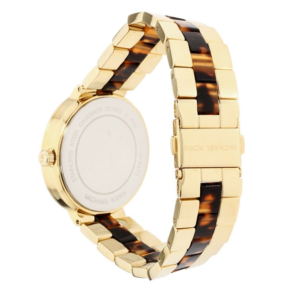  Shop Authentic Michael Kors Garner Multifunction Gold Dial Two Tone Steel Strap Watch For Women - MK6471 - Luxxuri