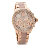  Shop Authentic Michael Kors Wren Crystals Rose Gold Dial Rose Gold Steel Strap Watch for Women - MK6096 - Luxxuri