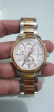  Shop Authentic Guess Exec Chronograph White Dial Two Tone Steel Strap Watch for Men - W0075G2 - Luxxuri