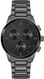  Shop Authentic Hugo Boss Dapper Chronograph Black Dial Black Steel Strap Watch For Men - 1513929 - Luxxuri