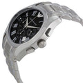  Shop Authentic Emporio Armani Valente Chronograph Black Dial Silver Stainless Steel Watch For Men - AR0673 - Luxxuri