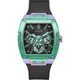  Shop Authentic Guess Phoenix Multifunction Black Dial Black Rubber Strap Watch for Men - GW0202G5 - Luxxuri