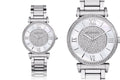  Shop Authentic Michael Kors Catlin Silver Dial Silver Steel Strap Watch for Women - MK3355 - Luxxuri