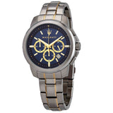  Shop Authentic Maserati Successo 44mm Chronograph Quartz Blue Dial Silver Steel Strap Watch For Men - R8873621016 - Luxxuri