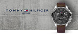  Shop Authentic Tommy Hilfiger Decker Grey Dial Brown Leather Strap Watch for Men - 1791562 - Luxxuri
