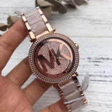  Shop Authentic Michael Kors Parker Pink Dial Pink Steel Strap Watch for Women - MK6176 - Luxxuri