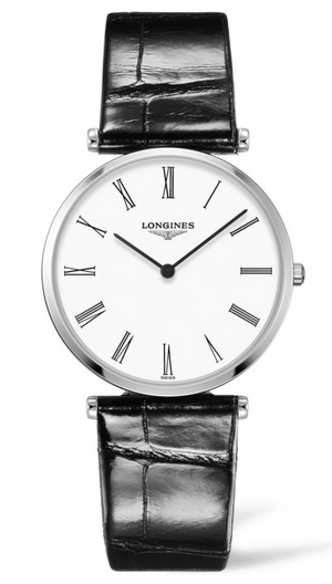  Shop Authentic Longines La Grande Classique De Longines White Dial Black Leather Strap Watch for Women - L4.755.4.11.2 - Luxxuri