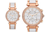  Shop Authentic Michael Kors Parker White Dial Two Tone Steel Strap Watch for Women - MK5774 - Luxxuri