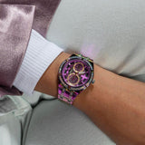  Shop Authentic Guess Allara Quartz Purple Dial Purple Steel Strap Watch For Women - GW0604L4 - Luxxuri
