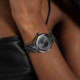  Shop Authentic Guess Rumour Quartz Black Dial Silver Steel Strap Watch For Women - GW0613L1 - Luxxuri