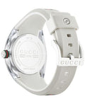  Shop Authentic Gucci Sync Quartz White Dial White Rubber Strap Unisex Watch - YA137302 - Luxxuri