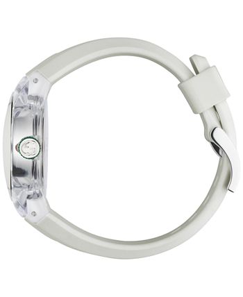  Shop Authentic Gucci Sync Quartz White Dial White Rubber Strap Unisex Watch - YA137302 - Luxxuri