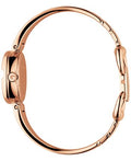  Shop Authentic Gucci Guccissima Collection Quartz Black Dial Rose Gold Steel Strap Watch For Women - YA134509 - Luxxuri