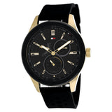  Shop Authentic Tommy Hilfiger Austin Black Dial Black Rubber Strap Watch for Men - 1791636 - Luxxuri