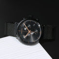  Shop Authentic Calvin Klein High Noon Black Dial Black Mesh Bracelet Watch for Women - K8M27421 - Luxxuri