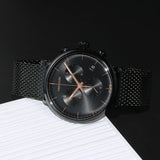  Shop Authentic Calvin Klein High Noon Black Dial Black Mesh Bracelet Watch for Women - K8M27421 - Luxxuri