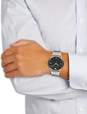  Shop Authentic Emporio Armani Kappa Black Dial Silver Steel Strap Watch For Men - AR11152 - Luxxuri
