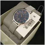  Shop Authentic Fossil Jacqueline Mother of Pearl Blue Dial Silver Mesh Strap Watch for Women - ES4322 - Luxxuri