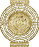  Shop Authentic Guess Dream Quartz Gold Dial Gold Mesh Strap Watch For Women - GW0550L2 - Luxxuri
