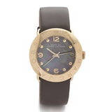  Shop Authentic Marc Jacobs Amy Grey Dial Grey Leather Strap Watch for Women - MBM1287 - Luxxuri