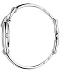  Shop Authentic Gucci Horsebit Collection Diamonds Mother of Pearl White Dial Silver Steel Strap Watch For Women - YA139504 - Luxxuri