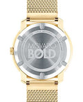  Shop Authentic Movado Bold Diamonds Gold Dial Gold Mesh Bracelet Watch For Men - 3600460 - Luxxuri