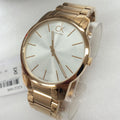  Shop Authentic Calvin Klein City White Dial Rose Gold Steel Strap Watch for Men - K2G21646 - Luxxuri