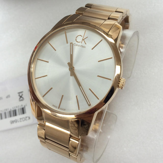  Shop Authentic Calvin Klein City White Dial Rose Gold Steel Strap Watch for Men - K2G21646 - Luxxuri