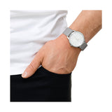  Shop Authentic Calvin Klein Minimal Silver Dial Silver Mesh Bracelet Watch for Men - K3M21126 - Luxxuri