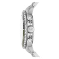 Michael Kors Everest Chronograph Black Dial Silver Steel Strap Watch For Men - MK8976