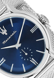  Shop Authentic Maserati Epoca Blue Dial Silver Mesh Bracelet Watch For Men - R8853118006 - Luxxuri