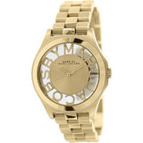  Shop Authentic Marc Jacobs Henry Gold Dial Gold Steel Strap Watch for Women - MBM3292 - Luxxuri