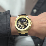  Shop Authentic Guess Empire Chronograph Quartz Black Dial Black Silicon Strap Watch For Men - GW0583G2 - Luxxuri