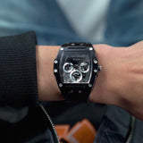  Shop Authentic Guess Phoenix Multifunction Black Dial Black Rubber Strap Watch for Men - GW0203G3 - Luxxuri