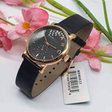  Shop Authentic Marc Jacobs Baker Black Dial Black Leather Strap Watch for Women - MBM8633 - Luxxuri