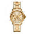  Shop Authentic Michael Kors Bryn Quartz Gold Dial Gold Steel Strap Watch For Women - MK7317 - Luxxuri