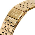  Shop Authentic Tommy Hilfiger Monica Quartz White Dial Gold Steel Strap Watch For Women - 1782593 - Luxxuri