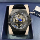  Shop Authentic Maserati Potenza Automatic Black Dial Black Leather Strap Watch For Men - R8821108009 - Luxxuri