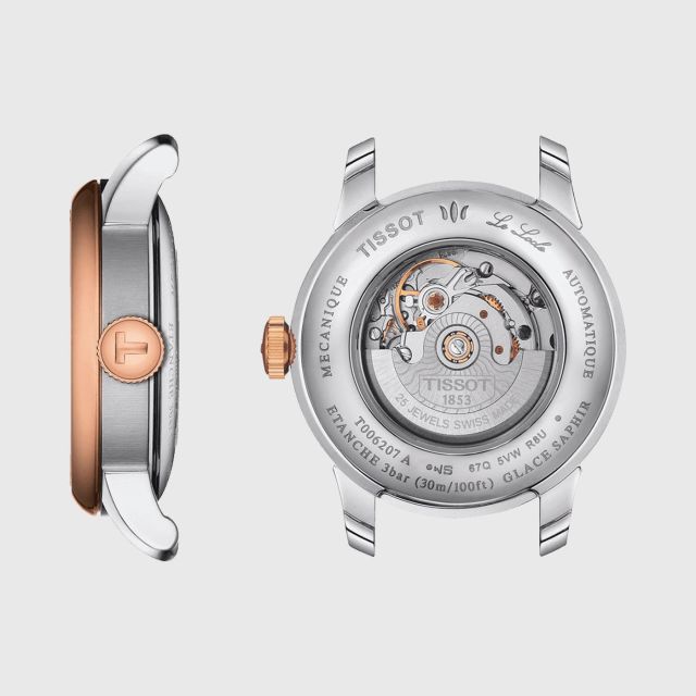  Shop Authentic Tissot Le Locle Lady Automatic Diamonds Silver Dial Two Tone Steel Strap Watch For Women - T006.207.22.036.00 - Luxxuri