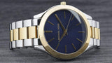  Shop Authentic Michael Kors Slim Runway Blue Dial Two Tone Steel Strap Watch for Women - MK3479 - Luxxuri