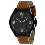  Shop Authentic Tissot T Sport Chrono XL Black Dial Brown Leather Strap Watch For Men - T116.617.36.057.00 - Luxxuri