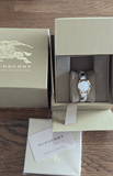  Shop Authentic Burberry The City Nova Silver Dial Brown Leather Strap Watch for Women - BU9212 - Luxxuri