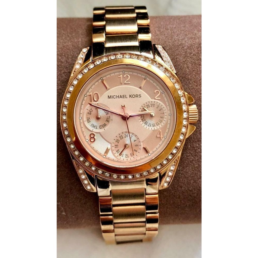  Shop Authentic Michael Kors Blair Rose Gold Dial Rose Gold Steel Strap Watch for Women - MK5613 - Luxxuri