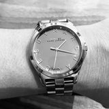 Shop Authentic Marc Jacobs Henry Silver Dial Silver Steel Strap Watch for Women - MBM3210 - Luxxuri