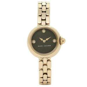  Shop Authentic Marc Jacobs Courtney Mother of Pearl Black Dial Gold Steel Strap Watch for Women - MJ3460 - Luxxuri